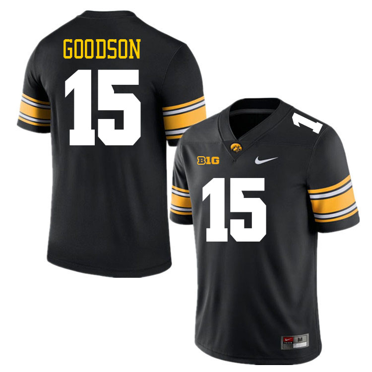 Tyler Goodson Iowa Jersey,University Of Iowa Hawkeyes Fotoball Uniforms,Jersey,Gears-Black